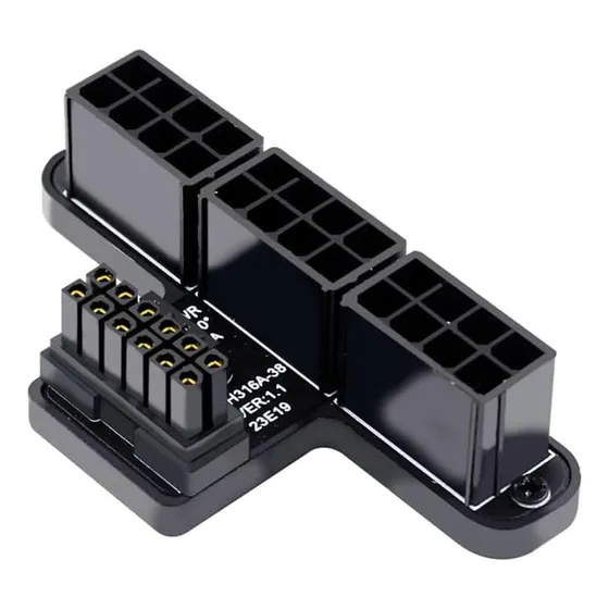 Conector Xiwai Atx3.0 Gpu Pci-e 5.0, 90 Grados De 90 Grados 