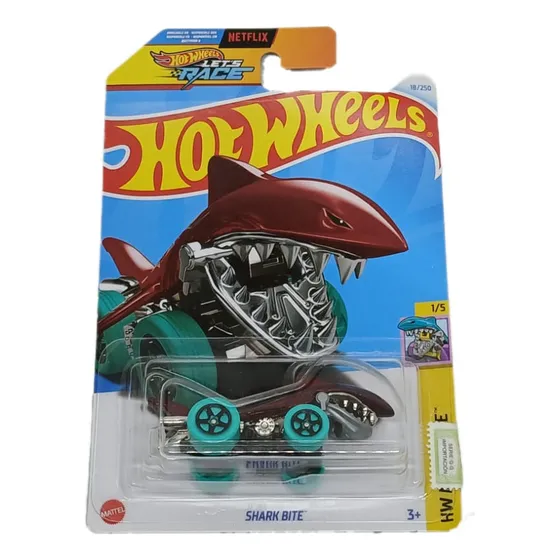 Hot Wheels Shark Bite Coleccion Let S Race Netflix Bordo