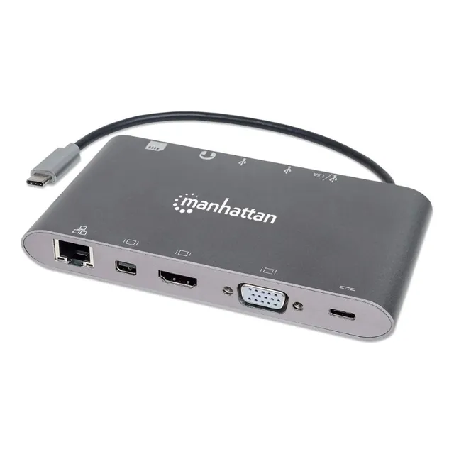 Docking Station Usb-c Supervelocidad 7 En 1