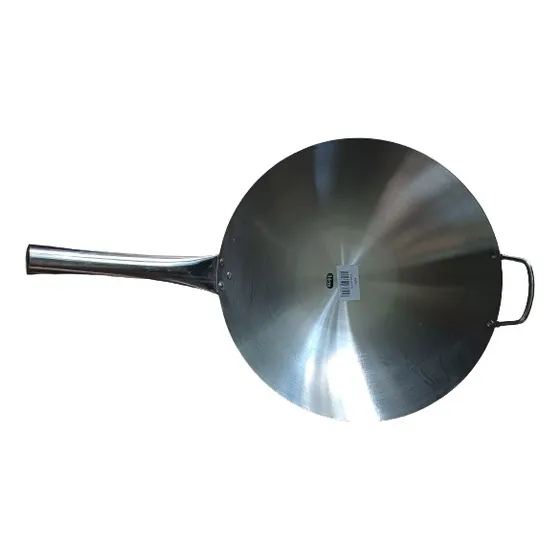 Sarten Tipo Wok Chino De Acero Inoxidable 34cm
