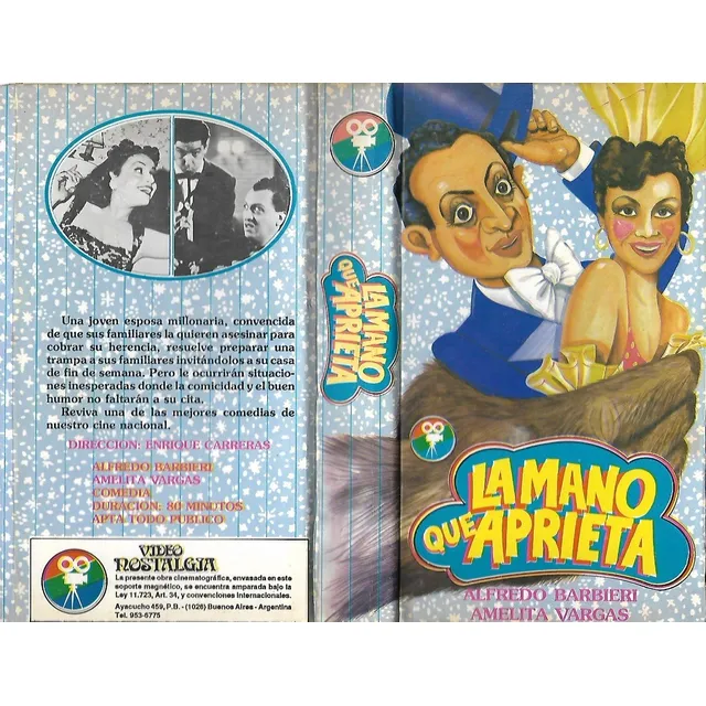 La Mano Que Aprieta Vhs Alfredo Barbieri Don Pelele