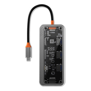 Hub Usb-c Transparente Con Hdmi , Usb 3.0 Usb 2.0 Y Pd 100w Hub Usb-c Transparente Con Hdmi , Usb 3.0 Usb 2.0 Y Pd 100w