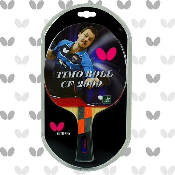 Mariposa Timo Boll Raqueta De Tenis De Mesa De Fibra De C