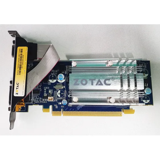 Placa De Vídeo Zotac Geforce 7200gs 256mb Ddr2 Vga Dvi