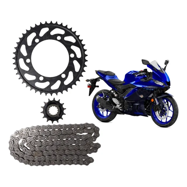 Kit De Arrastre Para Yamaha Yzf R3 ( Catalina Piñon Cadena )