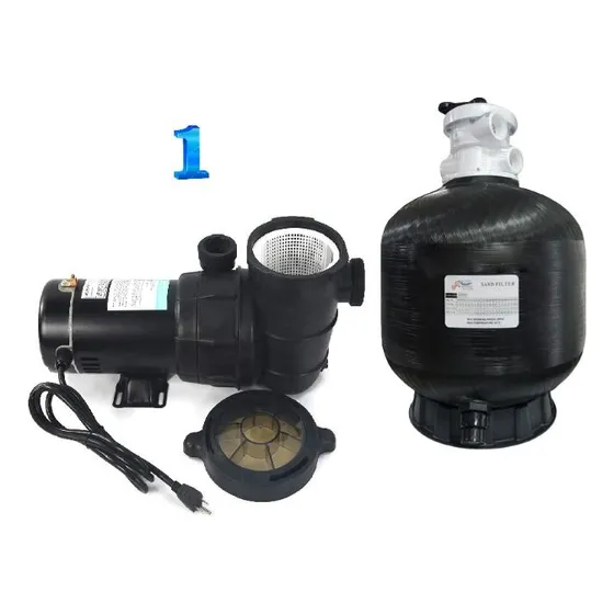 Combo Bomba Y Filtro Para Piscinas Hasta 75mil Litros