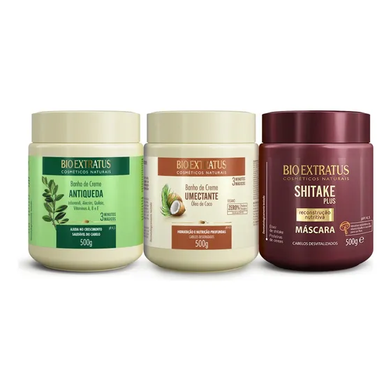 Cronograma Bio Extratus Cabelos Danificados 500g