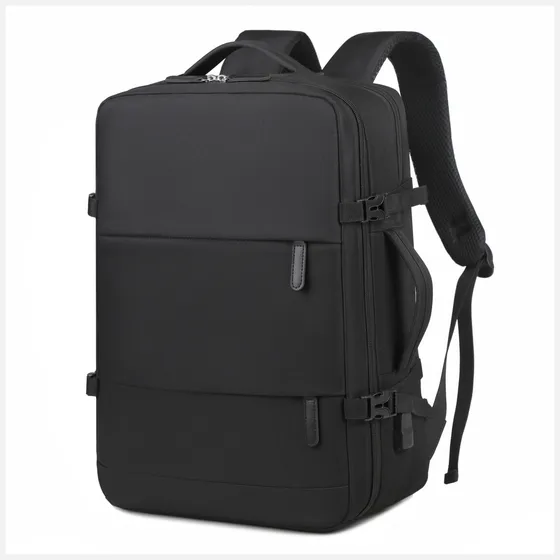 Melhor Mochila Notebook Impermeável 15,6 Para Dell Asus Hp Lenovo Acer Macbook Air M1 M2 M3 Positivo Tecido Resistente Reforçada Bolsa Escolar Universidade Faculdade Viagem Bordo Modelo 2 Viral Preto