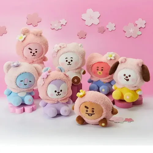 BT21 SHOOKY BABY FLUFFY3点セット Z Peluches Bt21 Spring Day Line Friends 21 Cm Bts H Shooky