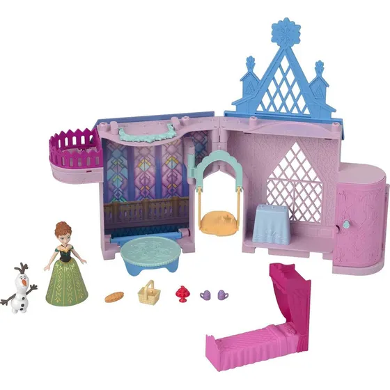 Disney Frozen Castelo Da Anna Com Boneca, Olaf E 7 Itens