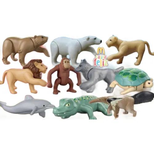 Animalitos Playmobil Wiltopia Mcdonalds - Colección Completa