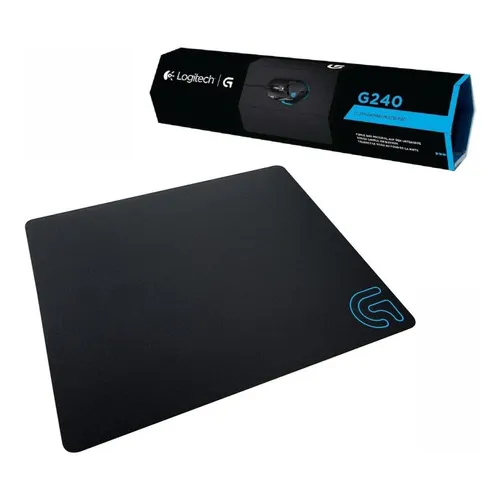 Mousepad Gamer Logitech Cloth G240 Color Negro