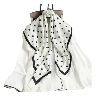 Lenço Feminina Pescoço Echarpe Cetim Estampas 90x90cm Lenço Feminina Pescoço Echarpe Cetim Estampas 90x90cm