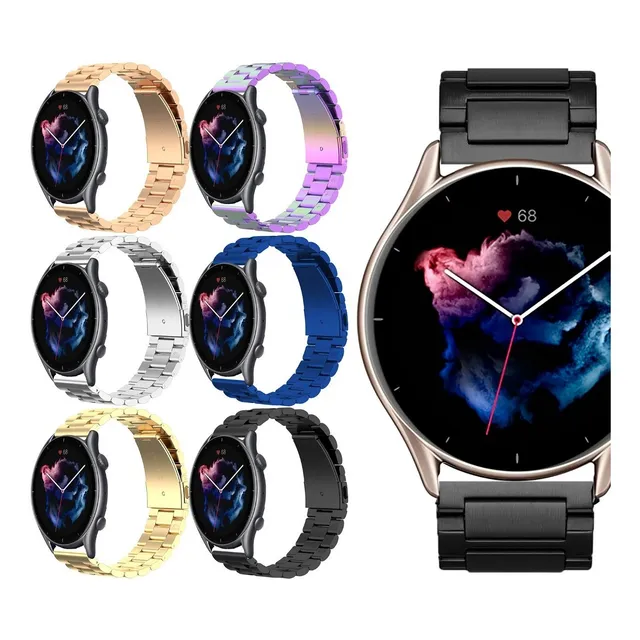 Correa Eslabones Calidad Premium Para Amazfit Gtr 3 / 3 Pro