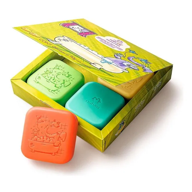 Natura Sabonete Infantil Em Barra Mistureba Sortido 4x90g