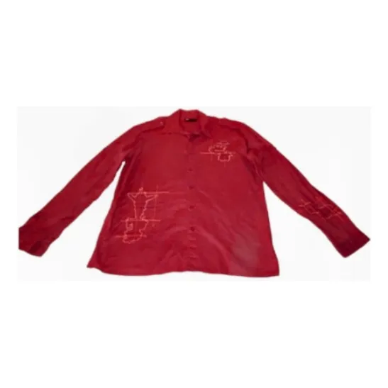 Camisa Para Caballero Talla Xl Marca Diesel Color Vino Tinto