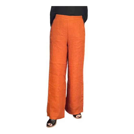 Pantalón En Lino Manos Del Uruguay 