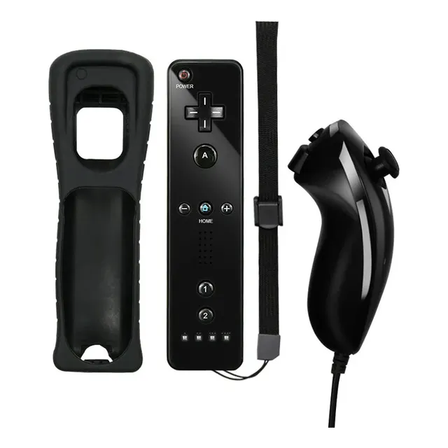 Nunchuk Joystick Para Wii Motion Plus Mando A Distancia 2en1