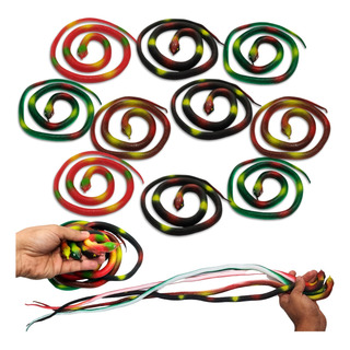 10 Cobra De Borracha Silicone Brinquedo Sensorial Molinho 10 Cobra De Borracha Silicone Brinquedo Sensorial Molinho