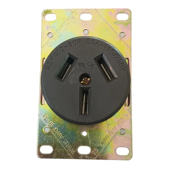 Toma Corriente Industrial Trifasico 125-250v 50a Classic Lux