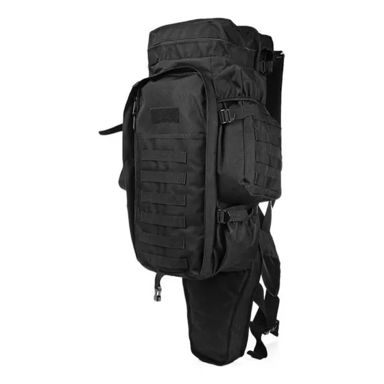 Mochila Táctica Porta Rifle 60 Lt Molle Caza Tiro Airsoft