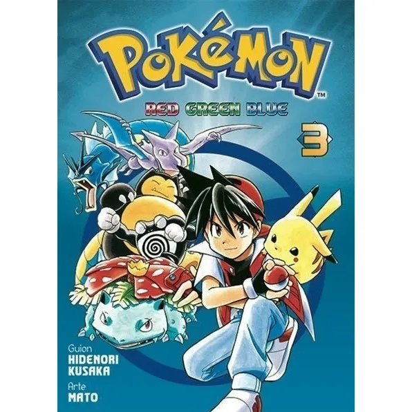 Pokemon  Red Green Blue 03 Manga Original En Español Ivrea