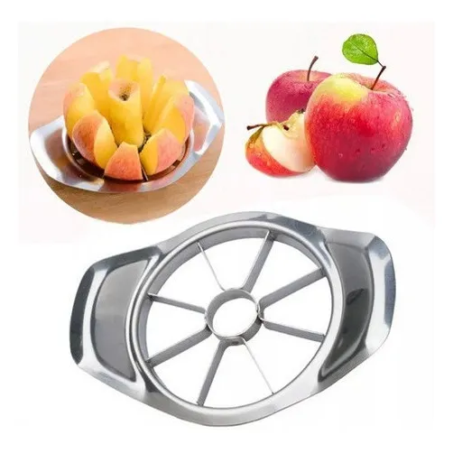 Cortador y rebanador de manzana, pera, fruta y verdura de acero inoxidable