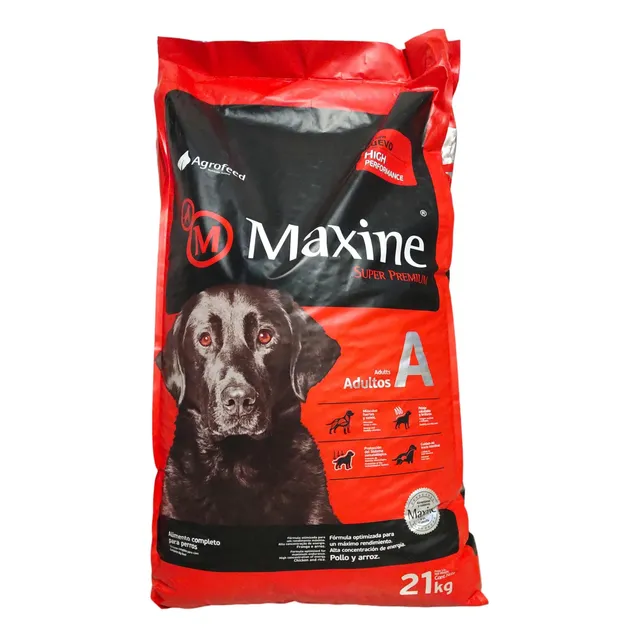 Comida Perro Adulto Maxine Todas Razas Super Premium 21kg 