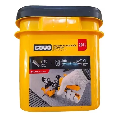 Kit De Nivelación Piso Porcelanato Loseta Ceramica Covo