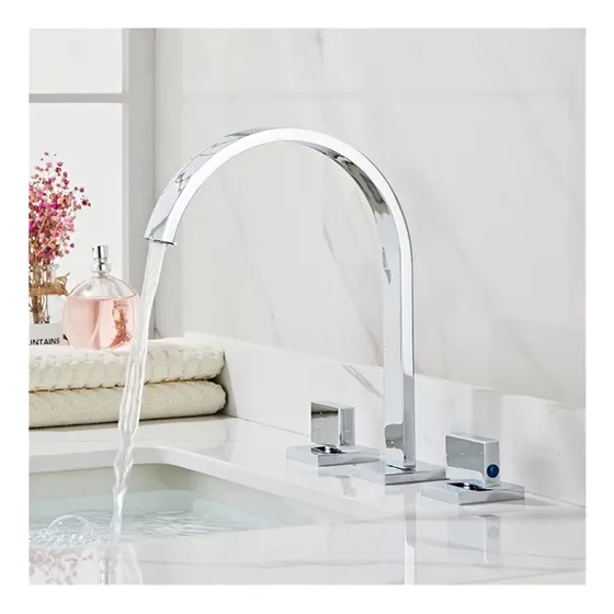Tococo 3 Uds Grifo Bañera Cromo Dorado Mezclador Agua Baño 2