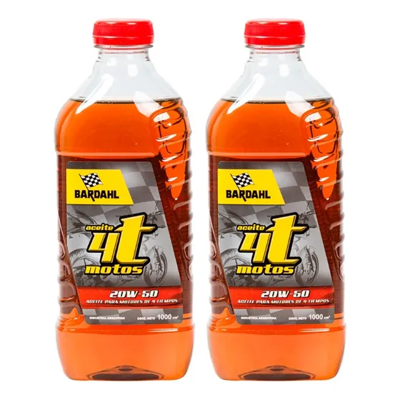 Aceite 4t Motos 20w50 Edicion Limitada 1 L Bardahl X 2 Uni