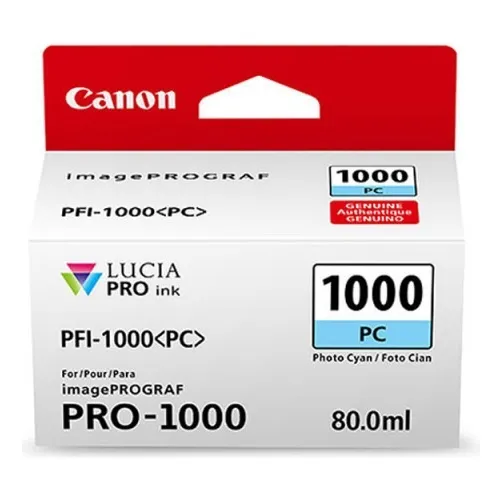 Tinta Canon Pfi-1000 Pc Lucia Pro Foto Cian Ink Tank Tinta Magenta