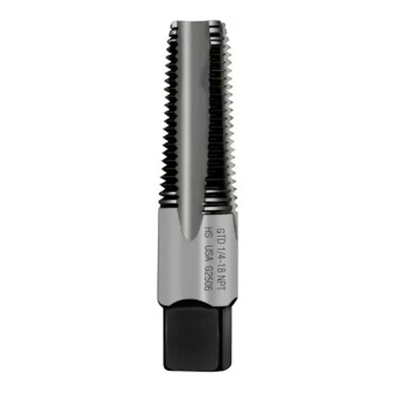 Machuelo 3/8-18 Npt - Cuerda Cónica Para Tubo