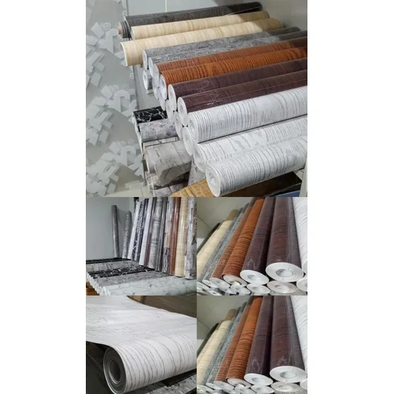Rollo De Papel Vinilo Madera Autoadhesivo 5 Mts