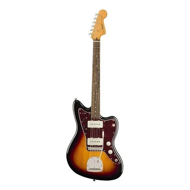 Guitarra eléctrica Squier by Fender Classic Vibe '60s Jazzmaster de Álamo 3-color Sunburst Brillante Diapasón de Laurel Indio