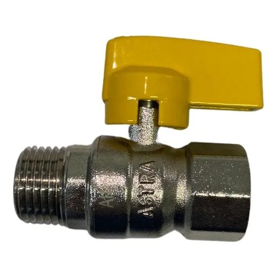Registro Válvula Macho Femea Reta Gás Glp-gn 1/2 