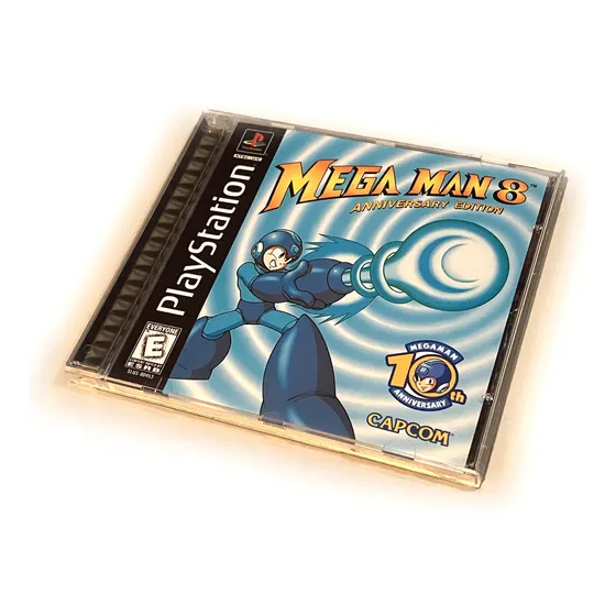 Mega Man 8 Playstation Mídia Preta ( Repro Ps1 ) Megaman