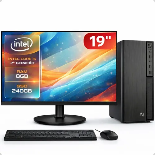 Computador Desktop Intel Core I5 6400 8gb Ddr4 Ssd 240gb
