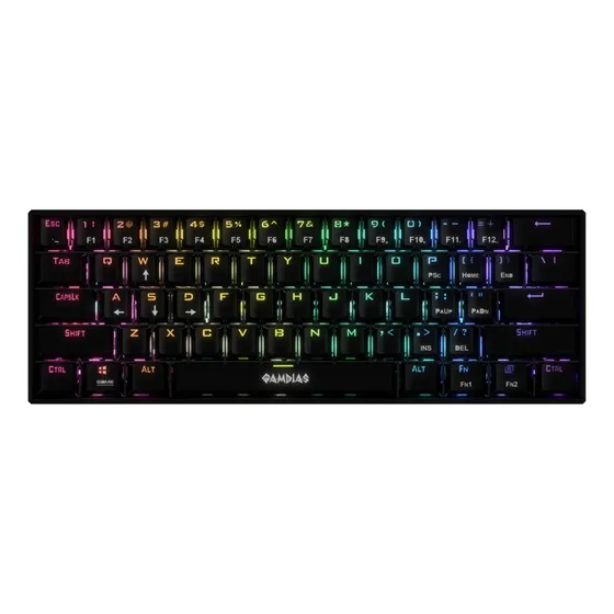 Teclado Gamer Mecanico Gamdias Hermes E3 Switch Blue Rgb 