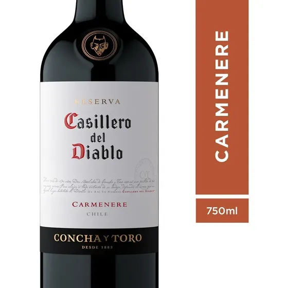 Vino Tinto Carmenere Casillero Del Diablo
