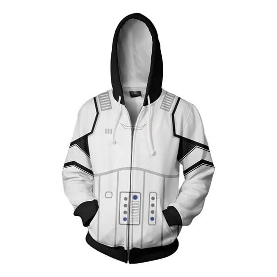 Eioaner Storm Trooper Chaqueta Con Capucha Abrigo Darth Vade