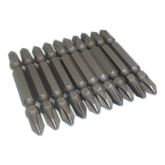 10x Puntas Phillips P/ Atornillador Taladro Ph2 50mm Full