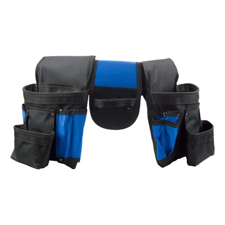 Cinturão Porta Ferramentas Spazio Preto Azul Com Regulagem
