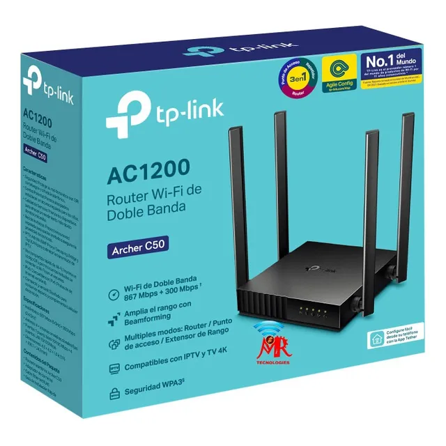 Archer C50  Router Wi-fi De Doble Banda Ac1200 Tp-link