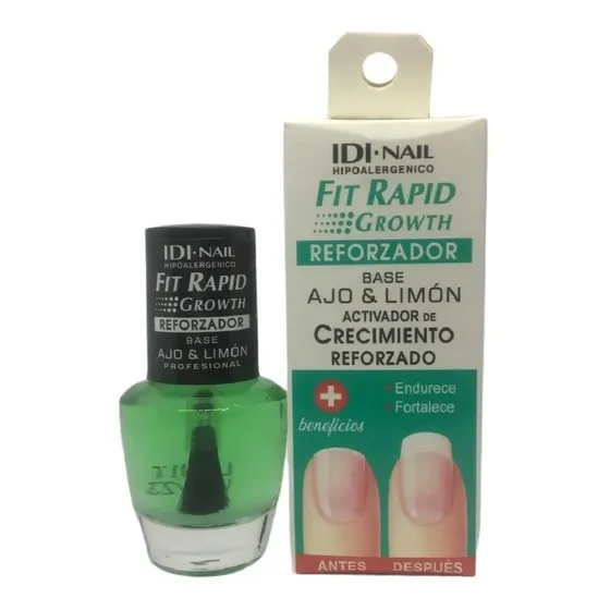 Reforzador Idi Ajo Y Limón Profesional Crecimiento Uñas 13ml Color Transparente