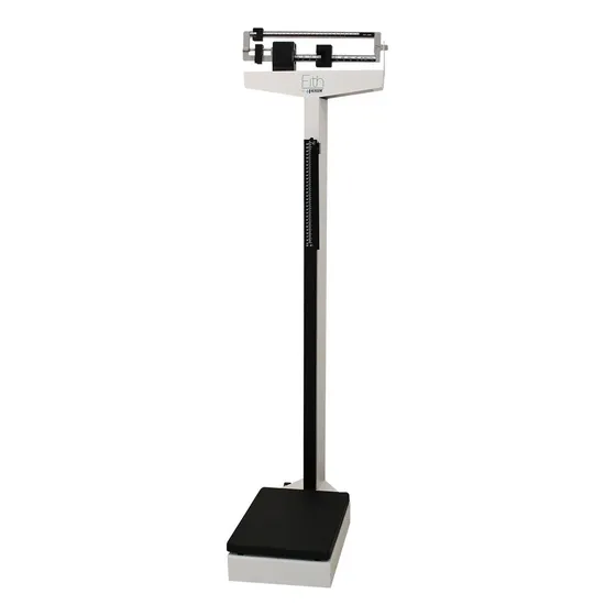 Kit Bascula Médica Mecánica Fith Mps200b Con Estadímetro Color Blanco