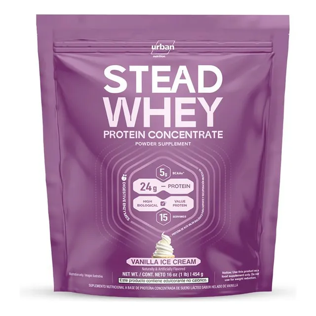 1lb Proteína En Polvo Stead Whey 100% Concentrate