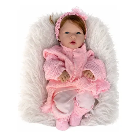 Bebê Reborn Menina Silicone Realista 24 Itens - Igual A Foto