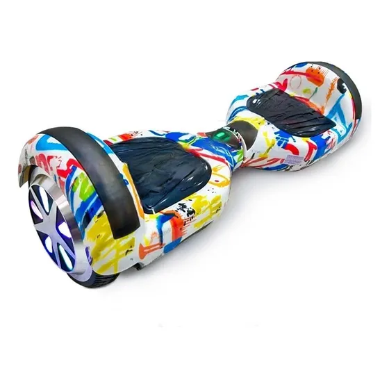 Hoverboard Skate Eletrico Criança 6 Polegadas Led Grafiti