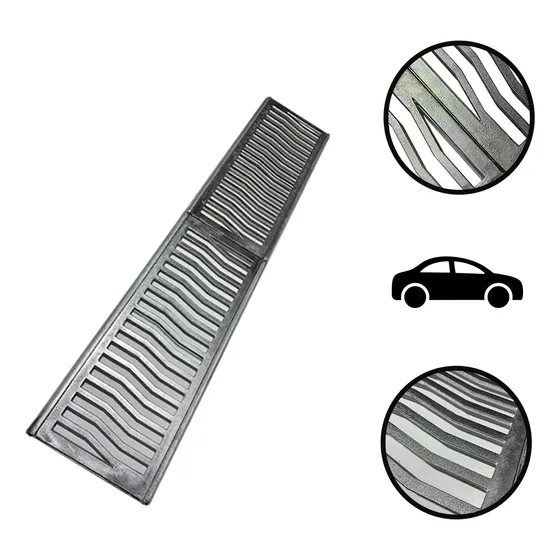 Ralo Linear 20x100 Grelha Alumínio Reforçado Veículos Carros